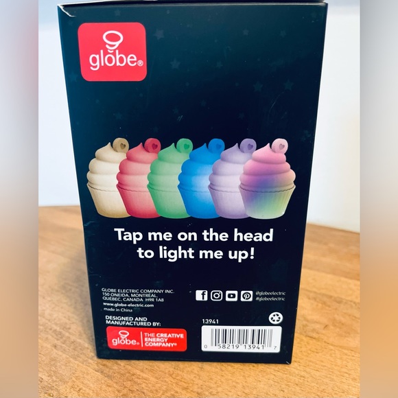 LED color changing tap light cupcake - Picture 2 of 3